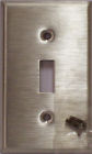 84001 Stainless Wallplate Toggle 10 . Leviton Switch