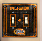 Hd-hdg-649 Switch Art Double Glass Harley-davidson - Plate
