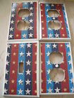 Swd363 Switch Electrical - 3 Light Set 4pc Cover Stars Stripes