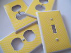 Swd362 Switch Light Cover Yellow 3 - Dot 4pc Polka Set Electrical