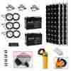 Swps24bat200-300-ns Imagine Instruments Solar Water Well Pump Kit Panels Cables Batteries More