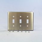 93973 Toggle Switch Eagle Steel Mid-size Cover 3g -mag Stainless Wallplate