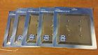 2002azb Tuscan Switch Toggle 2-gang Brass Plate Creative Accents Qty5new Antique