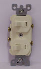 5224-2a Two Switch Single 10 Leviton Combination 15a Pole
