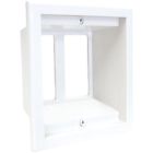 2gpp-1w Wall Recessed 2-gang Midlite Plate Combo