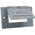 5970-1 Weatherproof Hubbell Outdoor Gray Electrical Gfi Cover