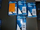 M06-41080-4w White Quickport Lot Leviton Packs 5 Wall 4-port Plate