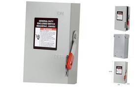 Winwin 6974380258198 2p 60a 120/240v Single Phase 2 Wire Duty Safety Switch Outdoor Non-fusible