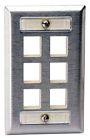 G7222117 Wiring Hubbell 6 Ssfl16 Premise Ports Plate Gray