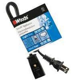 Woods 25051220-24214706 New 0293 Slotted Miniature Plug Appliance Coffee Maker Cord 2ft 4260576