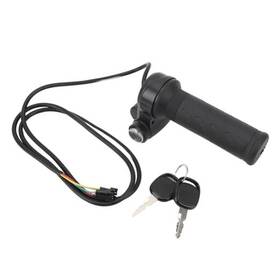 Yilucky Herchr021pnxkgrq Ebike Throttle Grip With Keys Electric Scooter Bicycle Full Twist