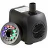 Zjpump1 Lewisia Gph Fountain Pump Submersible With Led Light Adjustable Water