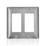 Leviton C-series Stainless Steel 2 Gang Metal Decora/gfci Wall Plate 1 Pc. Fixed Price $14.14.