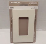Lutron Claro Gang Wall Plate Gloss Light Almond CW-1B-LA No Visible Screws. Fixed Price $5.99.