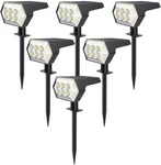 Solar Spot Lights Outdoor 108 Leds Super Bright For Landscaping IP65 Water. Fixed Price $59.50.