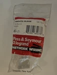 Pass & Seymour Smooth Blank SBL10-W Pieces. Fixed Price $9.99.