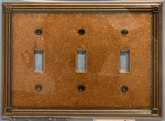 Brainerd Ruston 3-GANG Toggle Switch Wall Plate Sponged Copper 162658 New. Fixed Price $17.99.