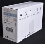 3 Count Aspire Cooper White Satin Screwless Wall Plates 4-GANG 9524WS. Fixed Price $19.99.