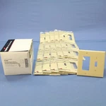 Cooper PJ126V Ivory 2-GANG Toggle Switch Decorator Mid-size Nylon Covers 20PCS. Fixed Price $26.59.