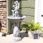 Fairy Flower Solar Water Fountain With Battery Backup - 42 By Sunnydaze. Fixed Price $399.00.