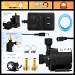 12V Water Circulation Pump 3.43GPM, 19.6FT Lift, Ultra-quiet Motor For Solar,. Fixed Price $50.99.