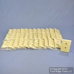 36 Leviton Ivory Duplex Jack Wallplates Telephone C0254-I. Fixed Price $26.59.