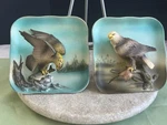 Vintage Napco 3D Eagle Wall Plates Set. Fixed Price $39.99.