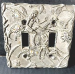 Opal Crystal Fairy Pewter Double Light Switch Plate Fellowship Foundry Us Made. Fixed Price $29.99.