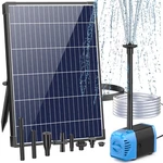 Best Antfraer Solar Fountain Pump 12W, Water 160GPH Flow Adjustable, Pond With. Fixed Price $92.26.