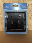2-GANG Toggle Wall Plate Black 64217 Brainerd Liberty. Fixed Price $15.00.