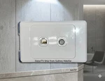 Tv Antenna Ethernet Network Data Internet Socket Outlet Wall Plate RJ45 CAT6. Fixed Price $8.70.