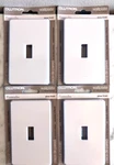 Lutron Fassada Gang Decorator Wallplate Cover For Toggle Switches FG-1-WH. Fixed Price $16.99.