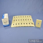 Leviton 86301 Ivory 1-GANG Toggle Switch Plastic X-deep Wallplate Covers 25PCS. Fixed Price $26.59.