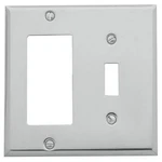 Baldwin Brass Single Toggle/gfci Switchplate Outlet Cover Chrome 4743-260-CD. Fixed Price $9.49.