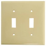 Cooper Case (10) 2139-V Ivory Gang Switch Wall Plate Covers & Screws 4248720. Fixed Price $5.99.