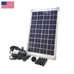Aeo 10W Solar Water Pump Kit Dc Brushless Submersible 186 Gph 18V. Fixed Price $136.62.