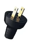 Leviton Easy Grip Vinyl Plugs Pack NO.48642 Black Rated 15A-125V New E25. Fixed Price $11.24.