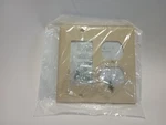 (5) Leviton Gfci Cover Duplex Outlet Wall Plate 80746-I. Fixed Price $8.75.