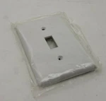 Cooper 2134W Wall Plate Switch Cover (lot Of 2). Fixed Price $15.00.