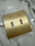 Residence Supply - Brass Rotary Dimmer Switch Plate Gang Msrp $120. Fixed Price $90.00.