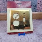 Baldwin 4762-030-CD Solid Brass Switch Plate Outlet & Toggle Combo New Sealed. Fixed Price $14.99.