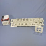 Cooper PJ82LA Light Almond 2-GANG Duplex Unbreakable Mid-size Wallplate 20PCS. Fixed Price $25.64.