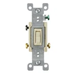 (set Of 10) Leviton 1453-2A 15 Amp Almond Single Pole Toggle Switch Grounding. Fixed Price $17.59.