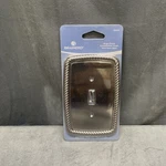 Brainerd Satin Nickel Single Switch Cover Rope Design 126419 New Package. Fixed Price $12.88.