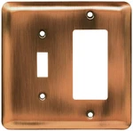 Stamped Antique Copper Single Switch / Gfci Cover Plate. Fixed Price $14.65.