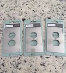 3 Allen + Roth Satin Nickel Metal Duplex Outlet Cover Wall Plate Rectangular. Fixed Price $12.87.