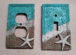 Wall Plate Switch & Outlet Covers Starfish Poly-resin Beach Ocean Nautical. Fixed Price $9.99.