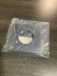 Cooper #68 2-GANG Power Outlet 2.15" Hole Chrome Steel Wallplate Cover Box Mount. Fixed Price $8.95.