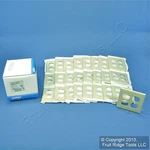 Leviton 80716-I Ivory 2-GANG Duplex Outlet Unbreakable Nylon Wallplates 25PCS. Fixed Price $40.84.