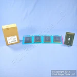 Leviton 89601-STB Brushed Brass 1-GANG Toggle Metal Oversize Wallplate Cover 5PC. Fixed Price $17.09.